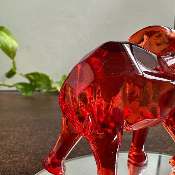 B. Jensen Red Diamond Elephant Figurine - Picture 7 of 11